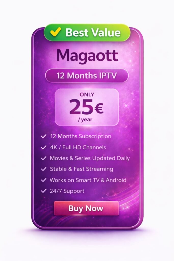 Megaott IPTV Subscription